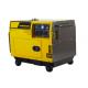 Air-cooled Super Silent Diesel Generator Set 5kw , small diesel electric generator