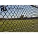 4mm Garden Metal Chain Link Fence Hot Dipped Galvanized