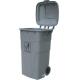 Standing Outdoor Ashtray Waste Bin 100L 120L Heavy Duty Plastic
