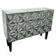 Contemporary Mirrored Furniture Sideboard Buffet Adjustable for Living Room