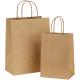 Biodegradable Brown Fast Takeaway Paper Bags For Food Delivery