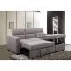 Modern fabric European style L shaped  sofa bed couch with Storage living room sofa