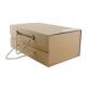 CMYK Cardboard Box With Handles ISO9001 Clothing Shoes Packaging Box