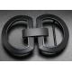 35MM Custom Black Plated Replacement Stainless Steel Belt Buckle Waist Accessory