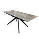 Amazing Grey Ceramic Extendable Dining Table Euro Style DT-1032 1350mm(+350)*800*720mm Length