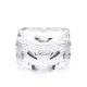 Heart crystal glass jewelry case box for wedding gifts