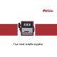 3 Digits Mechanical Diesel Flow Meter with Red Body , Black And White Panel