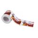 Manufacturer plastic printed laminated packing material stretch film roll for snack/cookie food packing