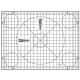 Reflectance Resolution Grid Test Chart Target Sineimage YE0187 For TV Cameras
