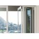 House Building Materials Custom Aluminium Windows Tempered Clear Glass Non Thermal Break