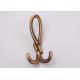 Twist Shape Coat Rack Clothes Hanger Hooks Double Hooks Antique Copper