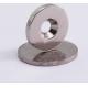 High Remanence Thin  Countersunk Neodymium Magnets For Louder Speaker