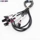 Motorcycle Electrical Wiring 3 6 Pin Connector Wire Harness for R/G/B/W