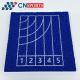 Blue Spraycoating Type Rubber Running Track Anti-UV Non-Toxic With IAAF Certificate