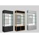 Fashion Metal Jewellery Display Cabinet , Durable MQ-030 Tall Glass Display Cabinet