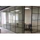 ISO Modern Half Height Glass Cubicle Dividers  , Boss Office Partition Wall