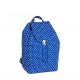 Blue/Red Plain Custom Logo Backpacks Light Weight School Book Carrier