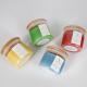2022 Aroma Home Luxury Colorful Glass Soy Wax Scented Candle With Wood Lid