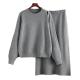 Fall Sweater and Free Shipping for Fall Season 2024 New Loose Women's Round Neck Sweater Half Skirt Set