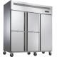 One Layer Commercial Upright Freezer Auto Defrost For Supermarket