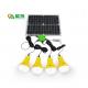CE ROHS 11-30Hrs 4PCS Lithium Lamp Solar System For Home Lighting Price Integrated Solar Energy Outdoor Light