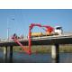 Dongfeng 6x4 Bucket Type Bridge Inspection Equipment , Bridge Inspection Platform 16m 270HP