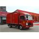 4.2m Van Truck Cab Flatbed Dump Truck 3 SETS Horse Power 109 HP RED COLOR