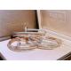 18k white gold Cartier Juste un Clou Nail bracelet 2 rows paved diamonds luxury diamond jewelry