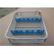Decorative Custom Silver Rectangular Wire Mesh Basket For Clean Smooth Medical