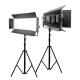 RoHs 200W Bi Color Soft Led Video Light For film Production Remote Control Active Cooling