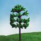 MODEL TREE with leaf Plastic green ,GT23 H:40-120mm