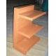 Metal Folding Rack Four Shelves - Simulation Wood Grain Color