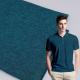 Breathable And Fashionable Pure Cotton Solid Knit Fabric For Polo Shirt