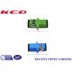 Blue Green Fiber Optic Adapter SC / UPC ,  SC / APC With Flange Simplex