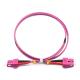 High-Performance OM4 MM Fiber Optic Patch Cord SC PC to SC PC for Seamless Data Transmission