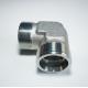 Round Head Medium Carbon Steel 90 Degree Elbow Hydraulic Fitting with Male Threads