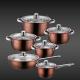 Multi-function Kitchen Cookware Cooking Pot Set Stainless Steel Cookware Sets With Thick Stainless Steel Handle
