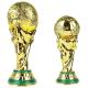 Antiwear Gold Plated Metal Trophy Cup Award Tin Alloy Portable
