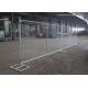Construction Site 2.5 Inch Chain Link Temporary Fencing Galvanized 6x12 Ft