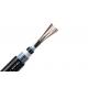 Stranded Loose Tube Fiber Optic Network Cable With Waterproof PE Sheath Materials