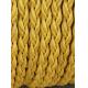 Yellow Mixed Green Color 8 Strand Square Combination Rope 26mm 48mm For Marine