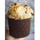 Corrugated Panettone Pan Mold Brown Disposable Paper Baking Cup Coated