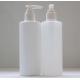 Empty Plastic Liquid PET Plastic Bottles 300ml White HDPE Straight Round Gel Oil
