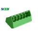 5.08mm 300V pluggable terminal block connector 18A PA66 Green Male Plug Terminal