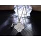 Handmade Single Motif White Gold Van Cleef & Arpels Magic Alhambra Necklace