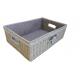 paper rope storage basket with liner and lace