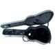 Secure Molded Handle Wooden Guitar Case With Extra Neck And Bridge Padding
