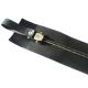 Acid Resistant Black CR Rubber Heavy Duty Zipper For Immersion Suits / Life Jacket Parts