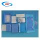Soft Disposable Baby Delivery Kit Nonwoven Blue OB Delivery Pack For Surgery