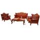 Antique living room furniture chesterfield 321 leather sofa set